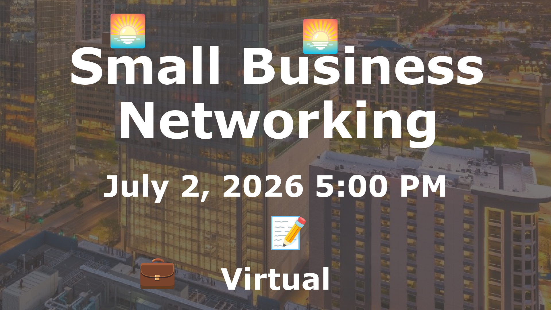 Small Business Networking event image
